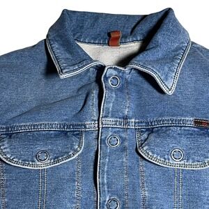 AG Adriano Goldschmied Denim Jacket Women's Size L stretch